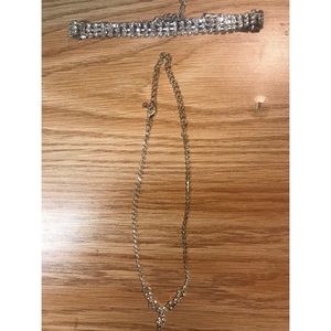 Sparkle Choker & Necklace Set
